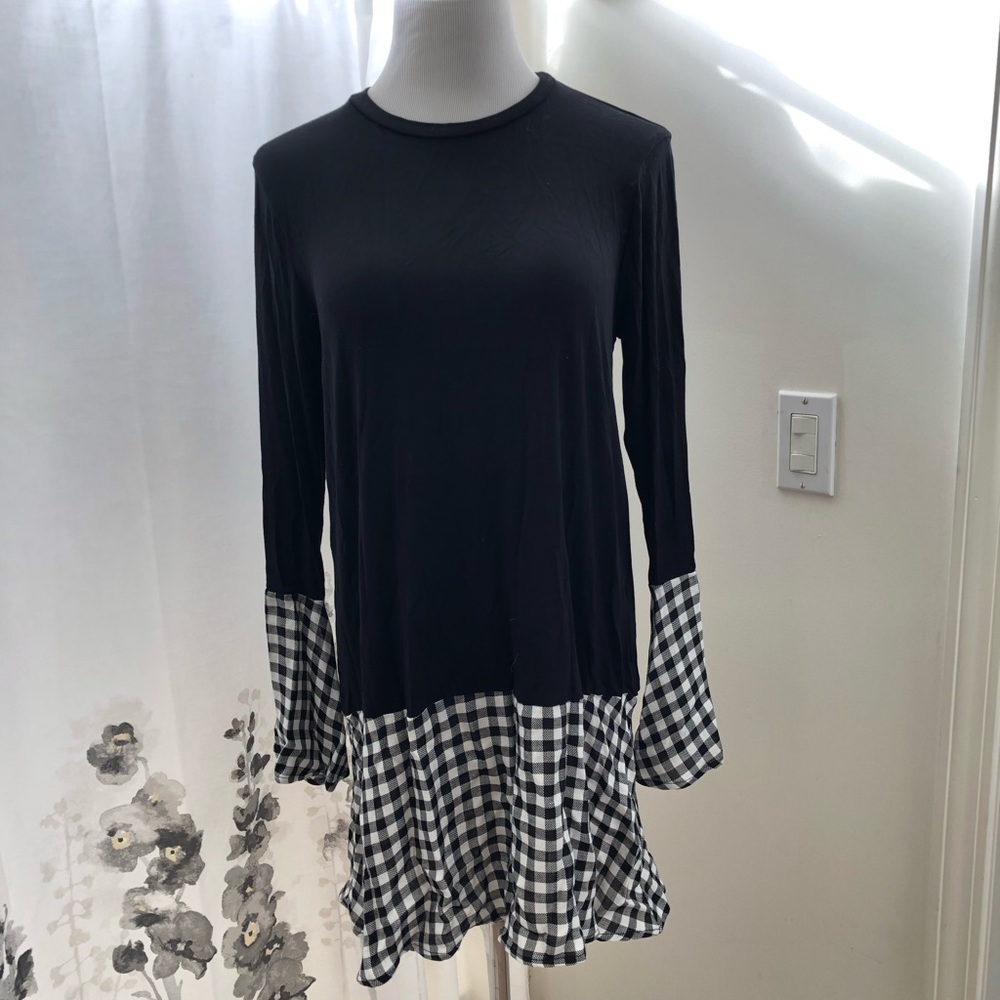 NWT light weight black dress
